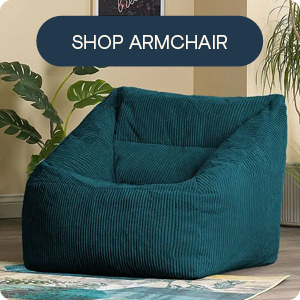 Cord Bean Bag Armchair