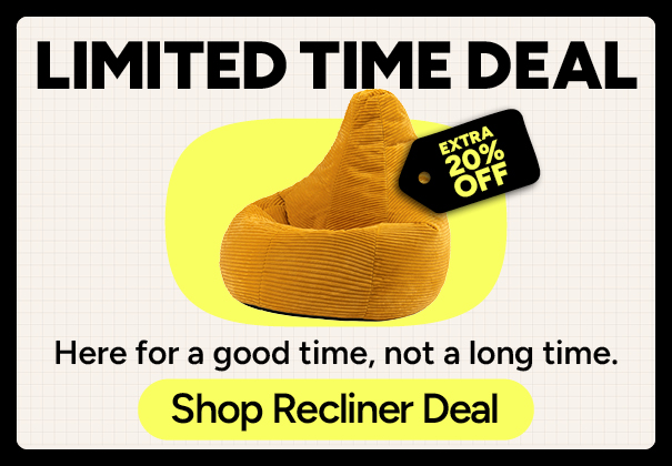 Yellow Cord Deal Bean Bags