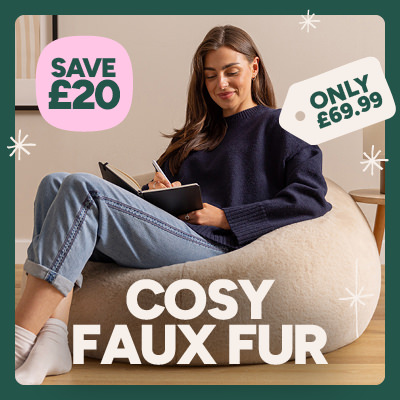 Super Soft Faux Fur Bean Bag
