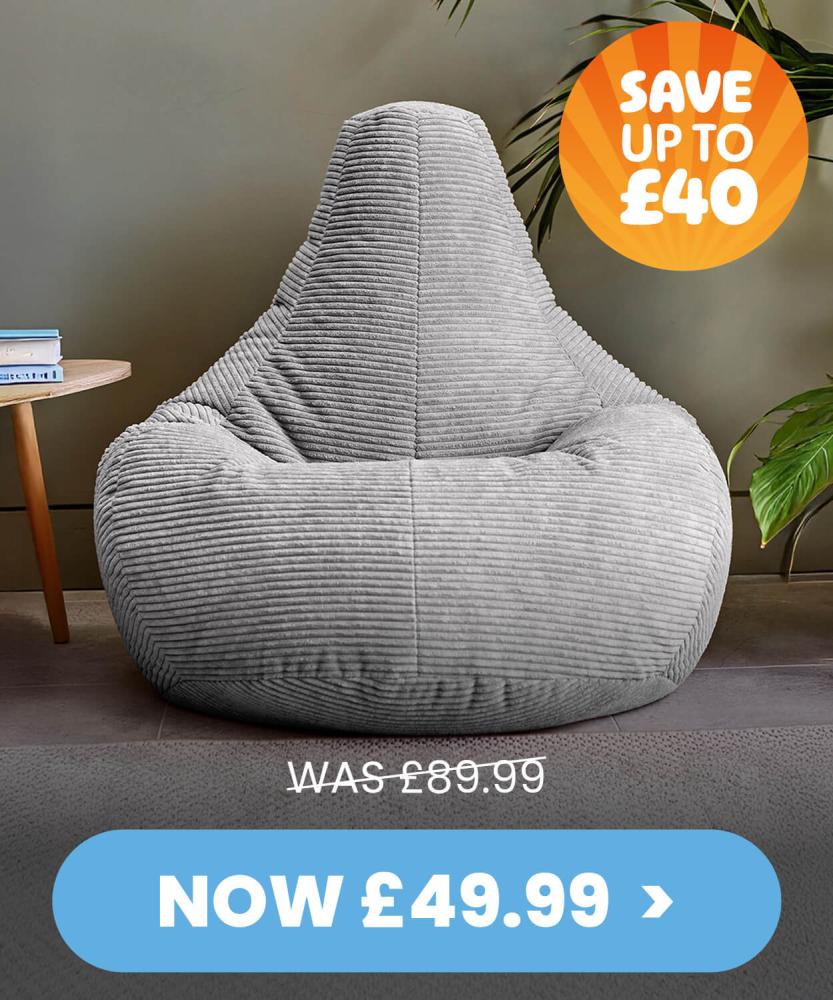 Corduroy Recliner Bean Bag