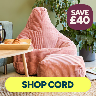 Corduroy Recliner Bean Bag