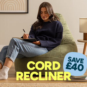 Corduroy Recliner Bean Bag