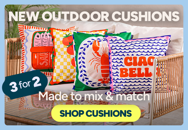 3 for 2 on all cushions