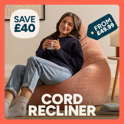 Corduroy Recliner Bean Bag