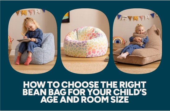 How to Choose the Right Bean Bag for Your Child’s Age and Room Size