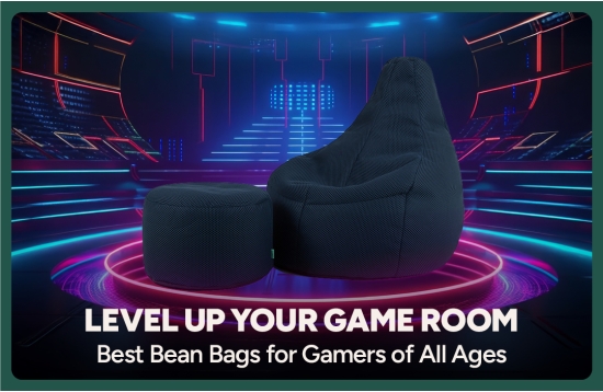 Level Up Your Game Room: Best Bean Bags for Gamers of All Ages
