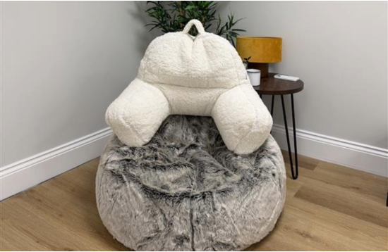 Double the Comfort: Get a FREE Support Pillow When You Buy any Faux Fur Classic Bean Bag