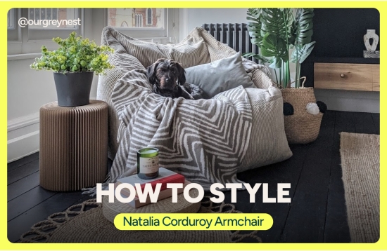 How to style: icon Natalia Corduroy Armchair