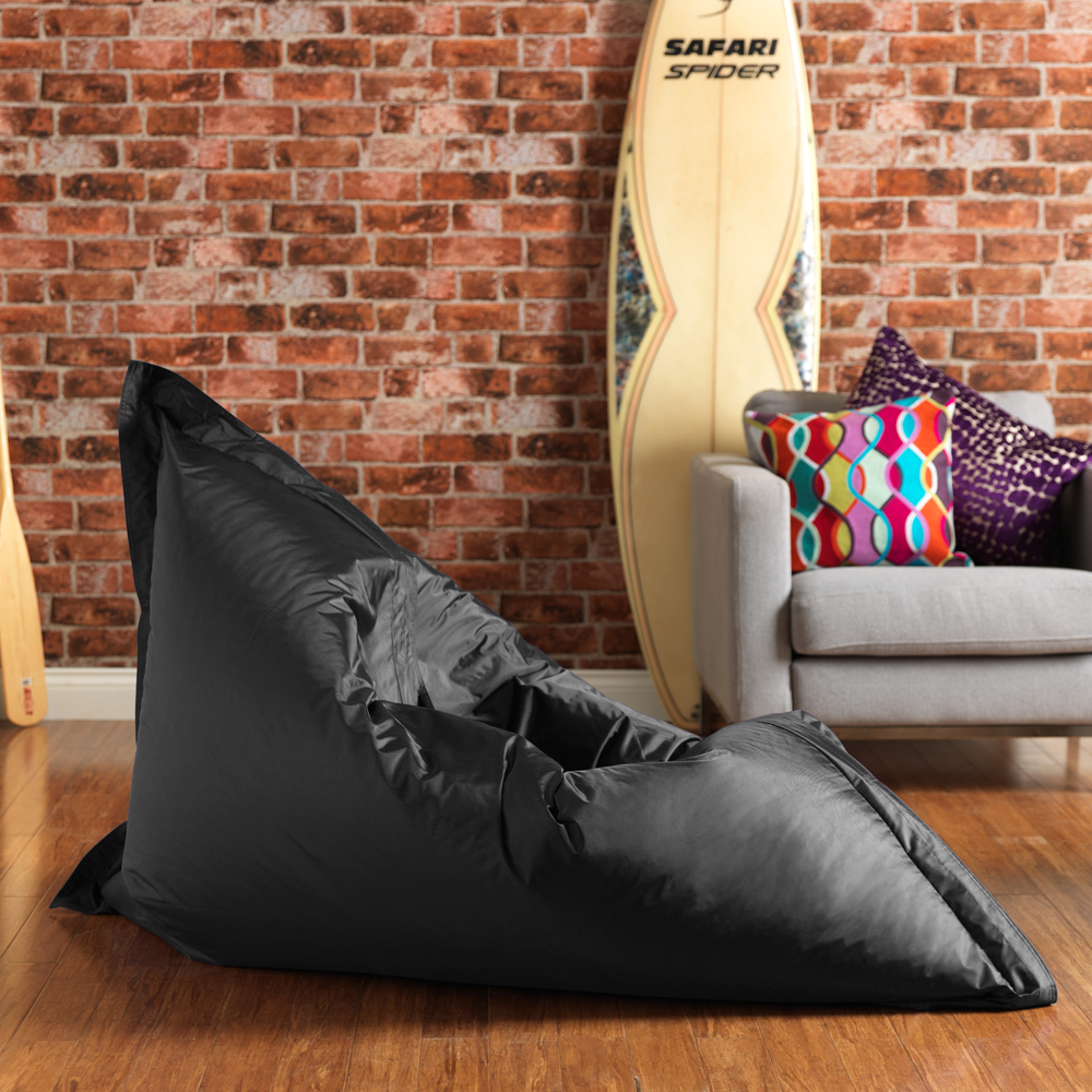 Giant Floor Cushion Bean Bag Indoor, Leather Floor Cushions Large