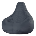 Veeva® Recliner Indoor-Outdoor Gaming Bean Bag charcoal angle view