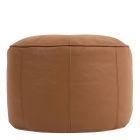 icon® Dante Real Leather Pouffe
