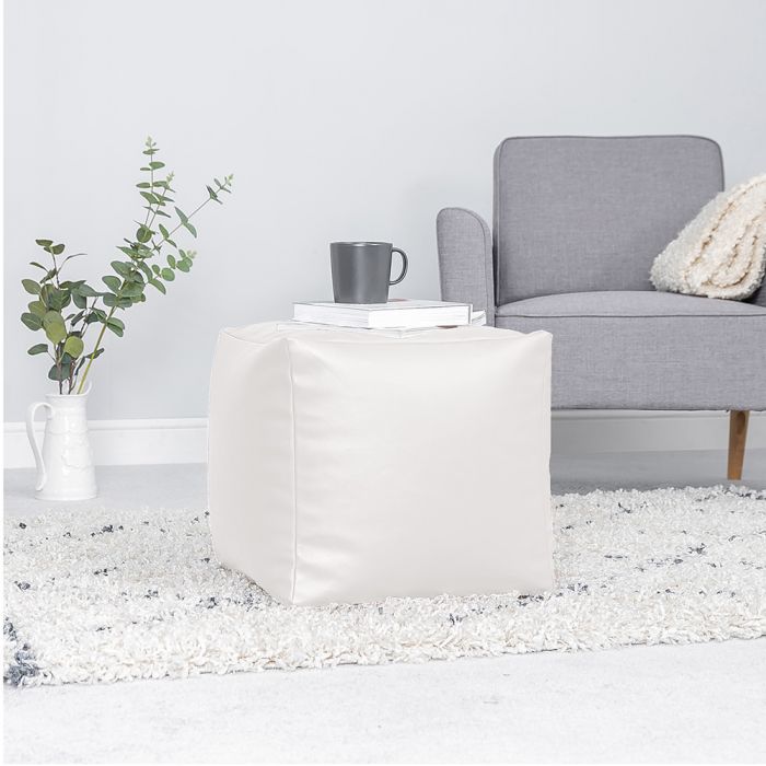 Cube Bean Bag Faux Leather