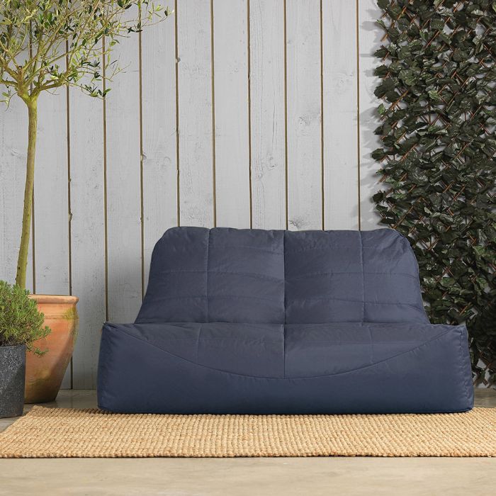 Veeva® Vista 2-Seater Indoor Outdoor Sofa Bean Bag in charcoal