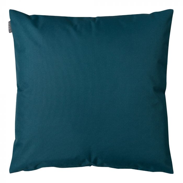 teal fuzzy pillow