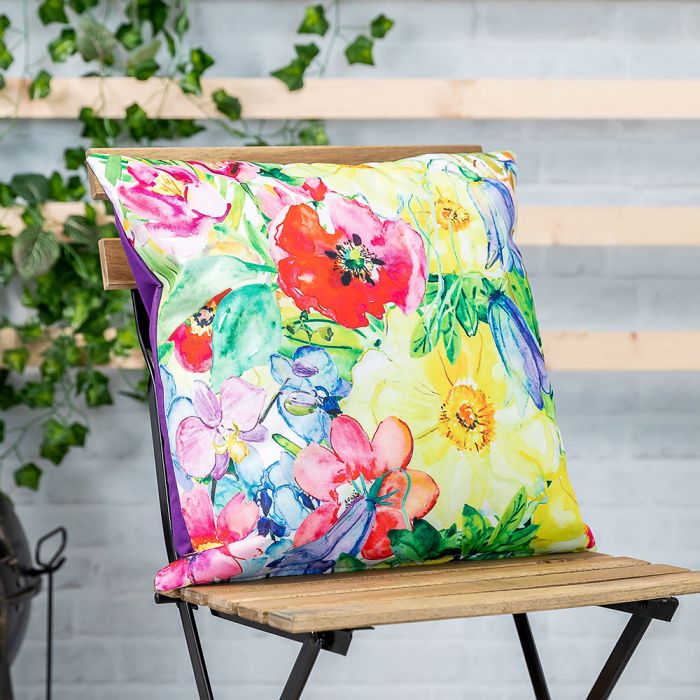 Veeva Painterly Floral Outdoor Cushion