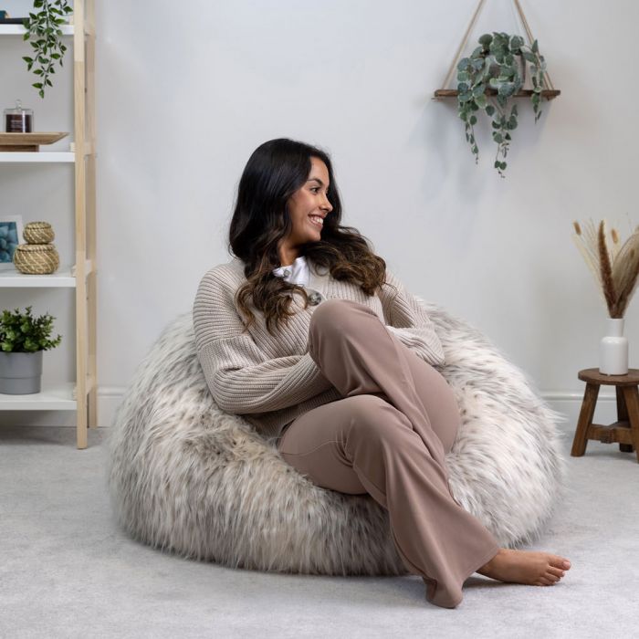 Leopard print bean bag discount