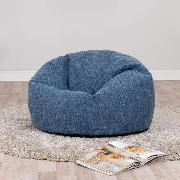 icon Lina Classic Bean Bag Navy Blue