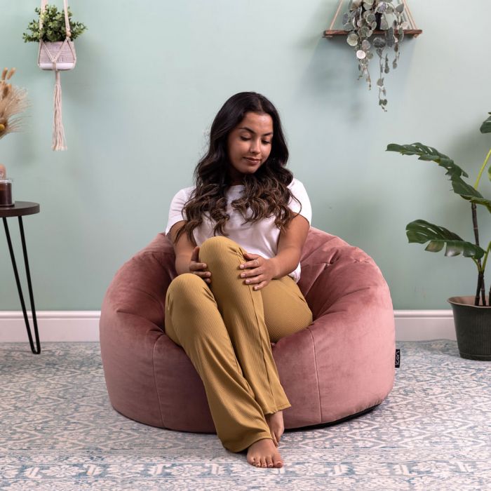 icon® Kingston Velvet Classic Bean Bag