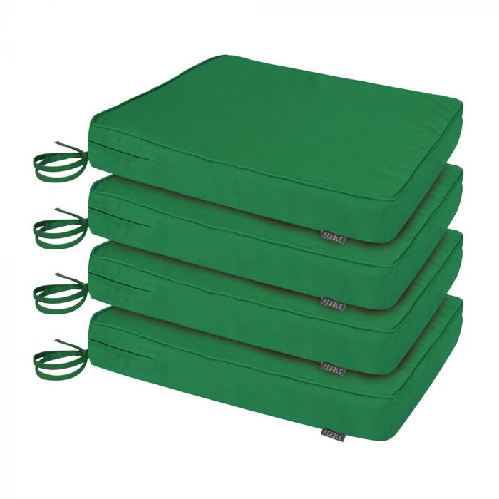 Garden Green Seat Cushions 4 Pack