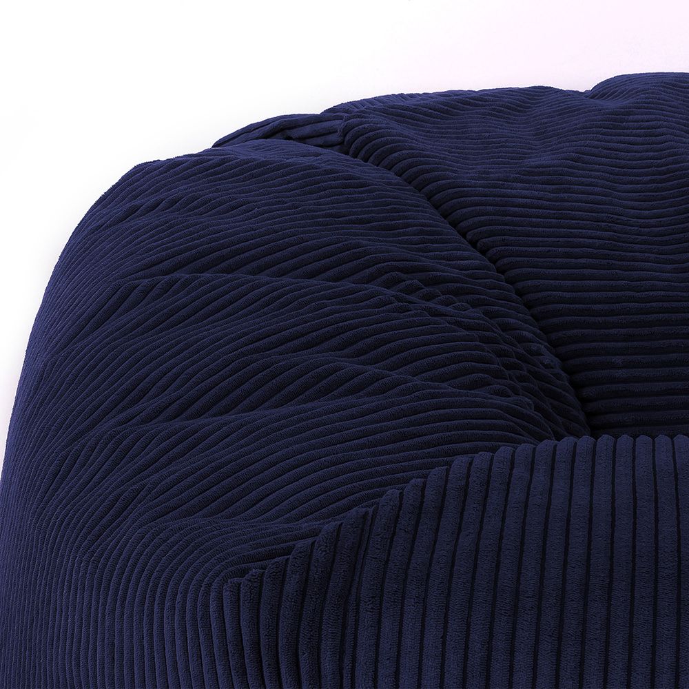 icon® Soul Giant Two-Seater Bean Bag, Navy