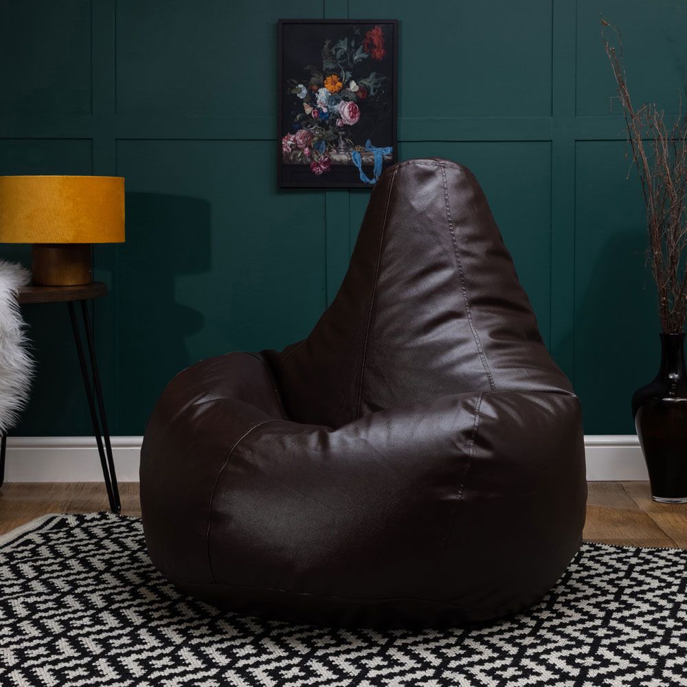 Gaming Bean Bag Recliner Faux Leather