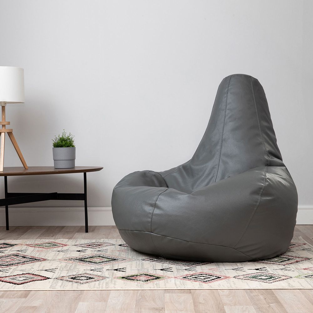 Gaming Bean Bag Recliner Faux Leather