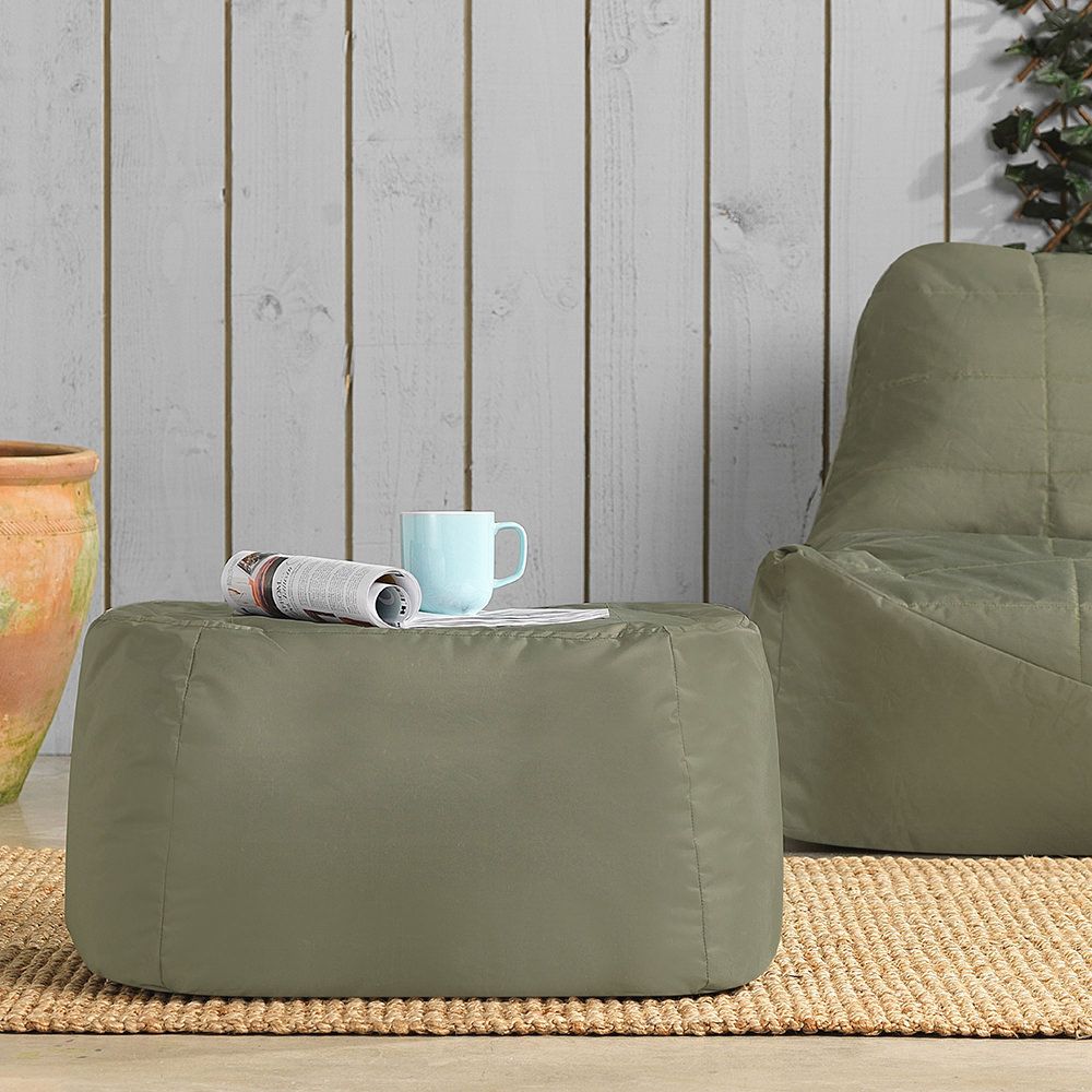 Veeva® Vista Indoor Outdoor Side Table Olive lifestyle