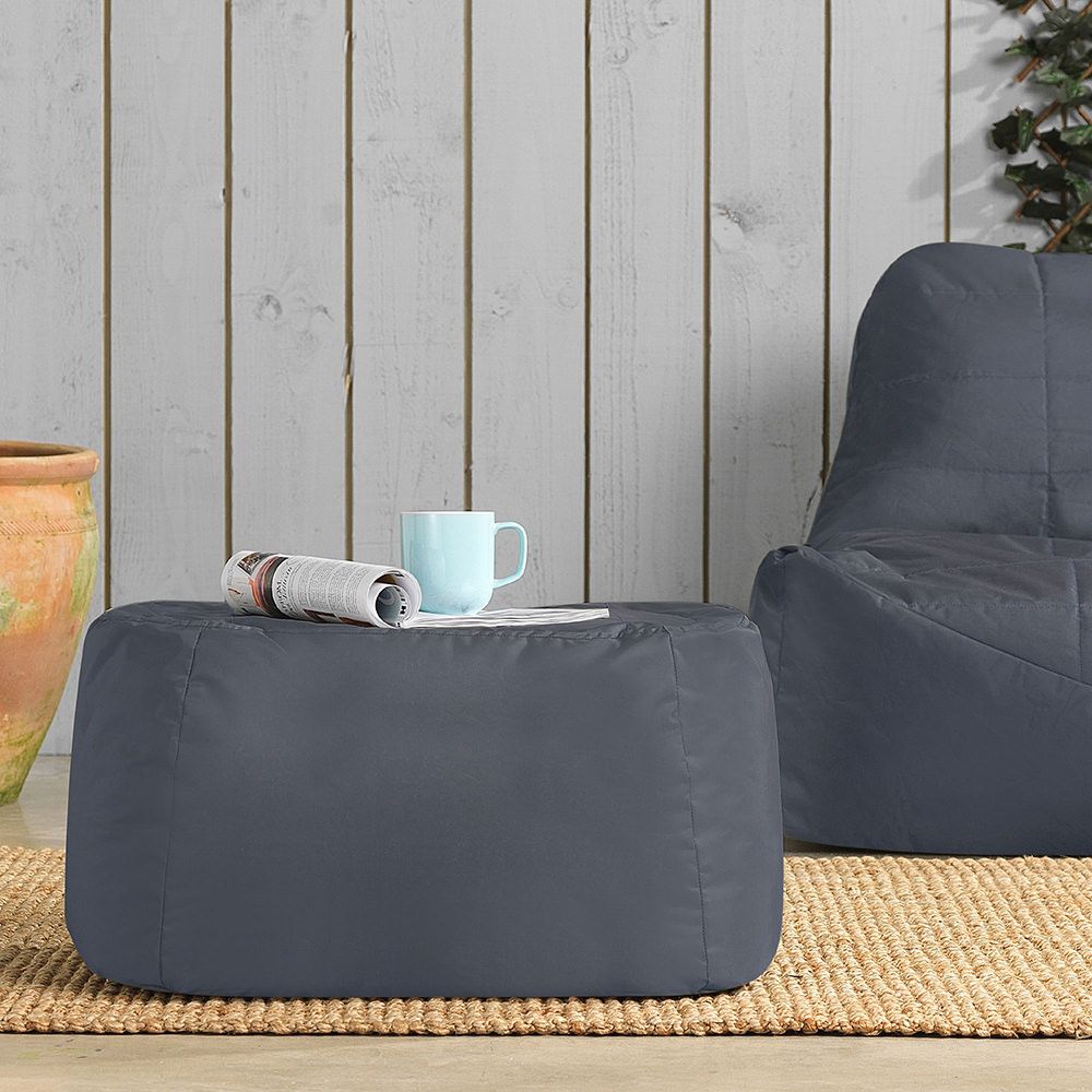 Veeva® Vista Indoor Outdoor Side Table charcoal lifestyle