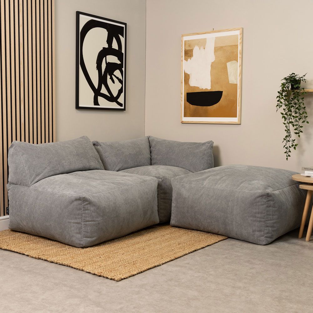 icon® Tetra Corduroy Floor Sofa Set