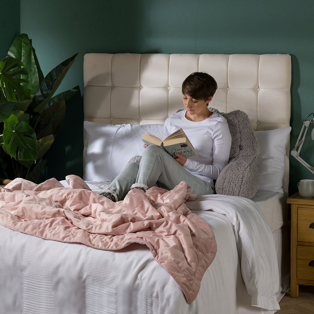 Icon® Rosa Velvet Throw, Rose Dust Pink