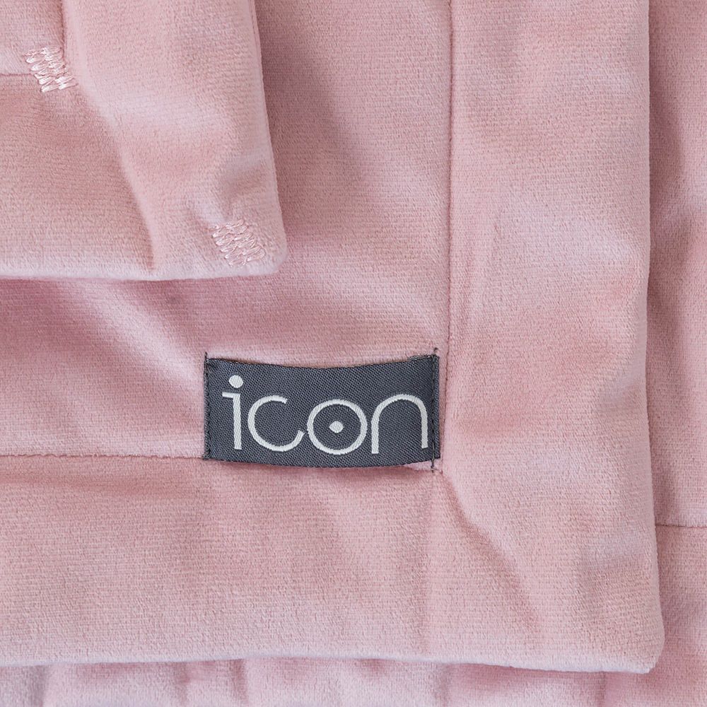 Icon® Rosa Velvet Throw, Rose Dust Pink