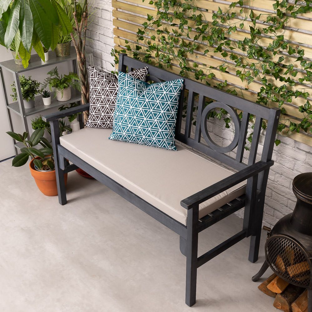 Veeva® Small Garden Bench Pad Grey
