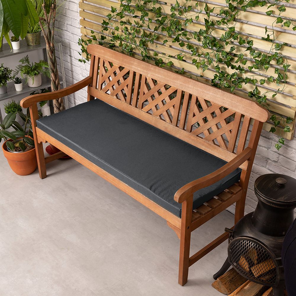 Veeva® Large Outdoor Garden Bench Cushion, 128 x 50cm
