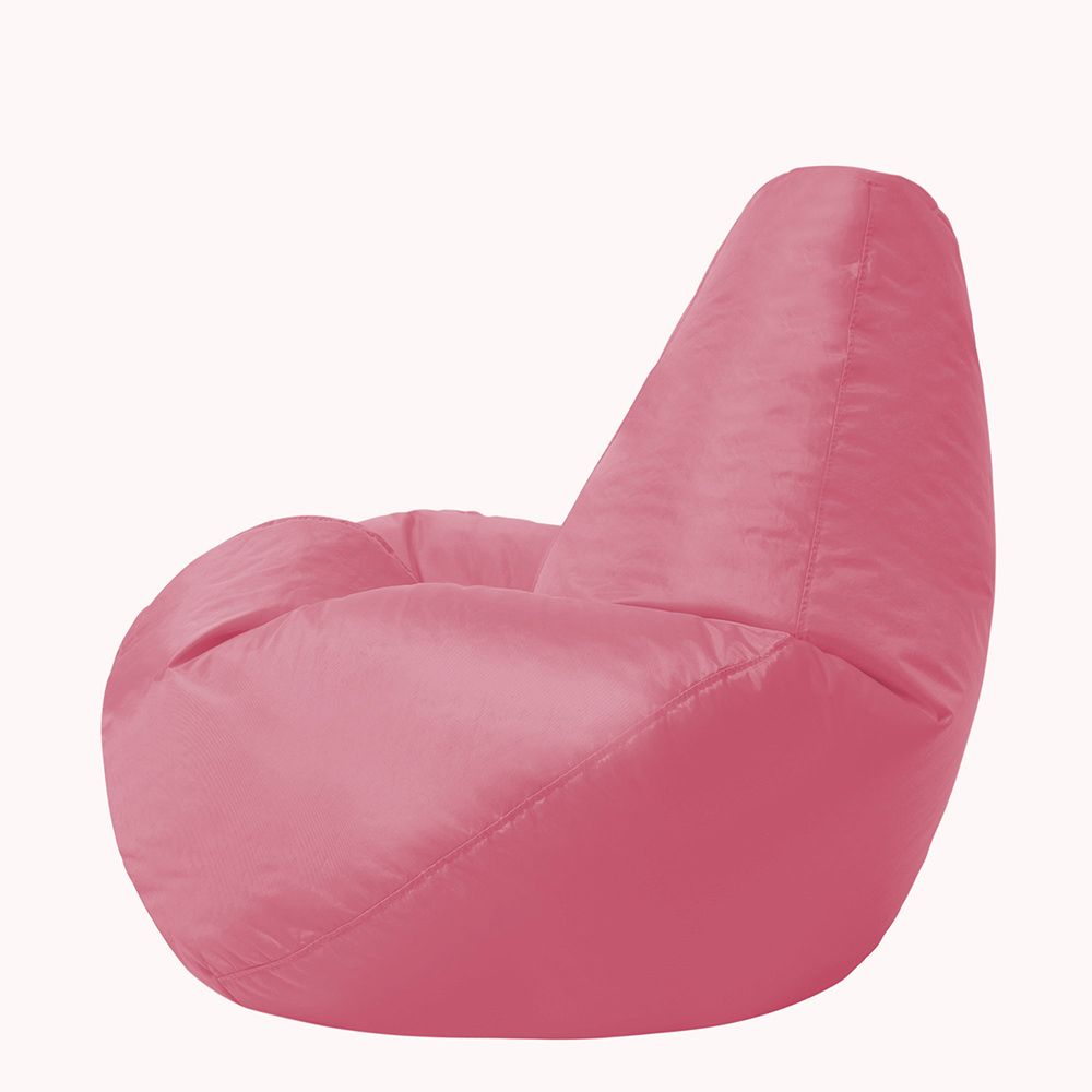 Veeva® Kids High Back Bean Bag Pod Indoor-Outdoor, Rose Dust