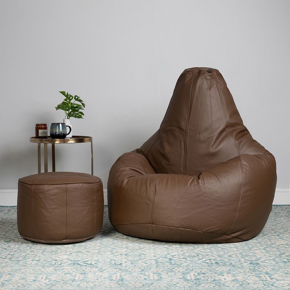 icon® Valencia Real Leather Recliner + Footstool