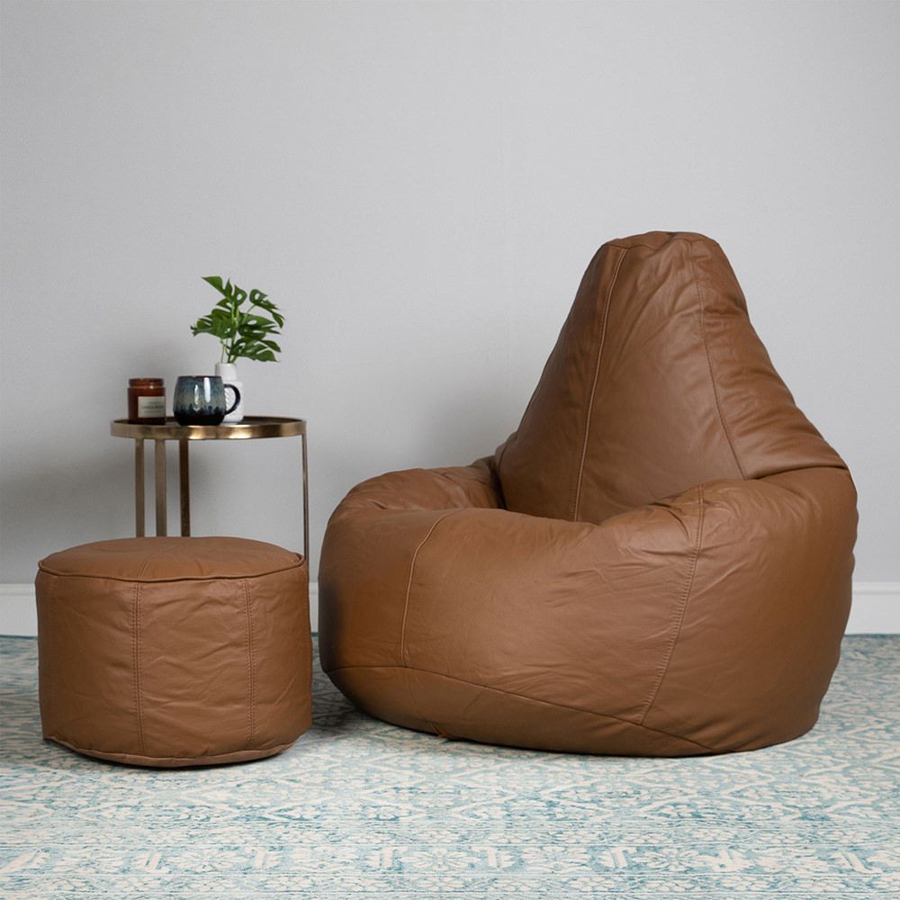 icon® Valencia Real Leather Recliner + Footstool