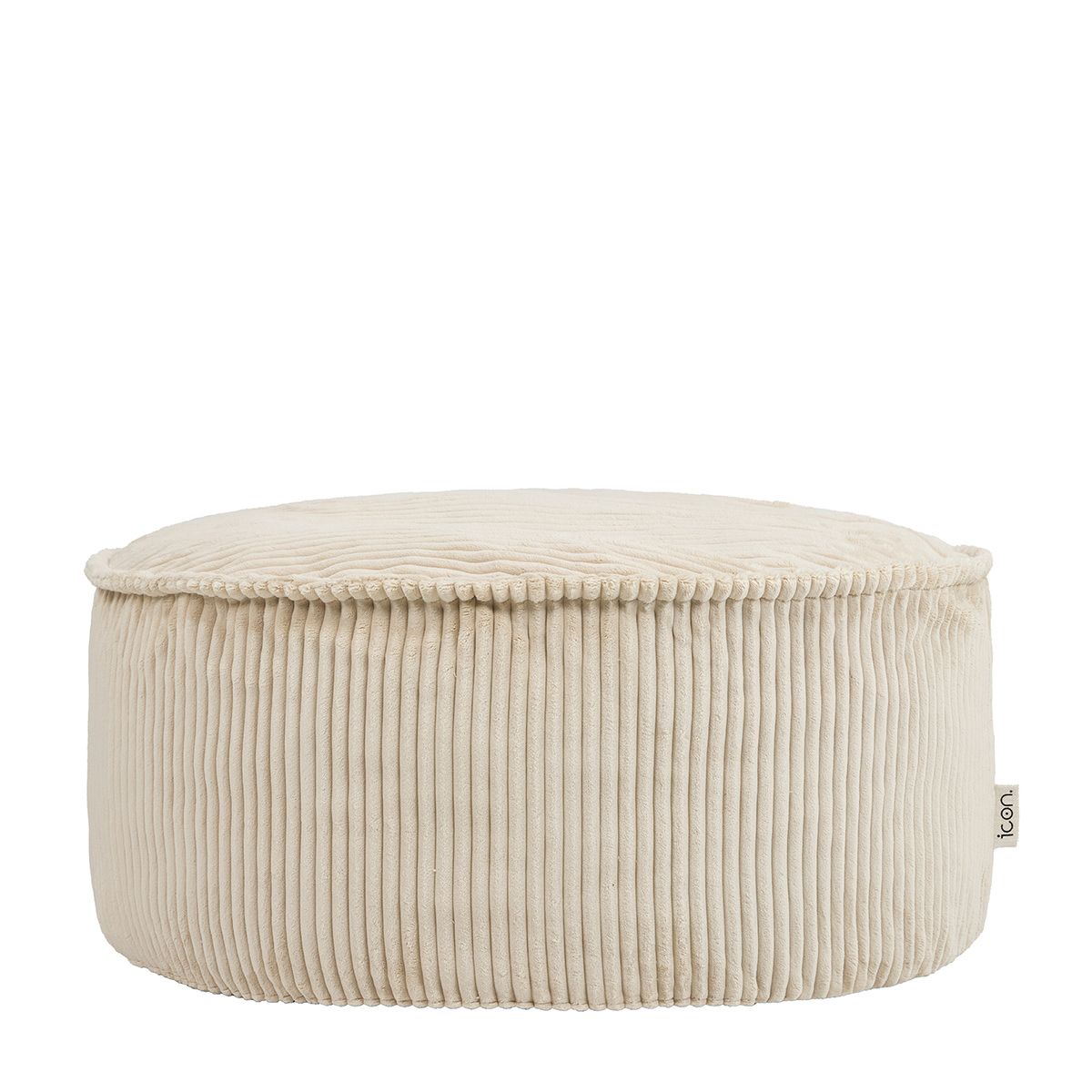 icon® Como Rectangle Chunky Cord Footstool, Natural