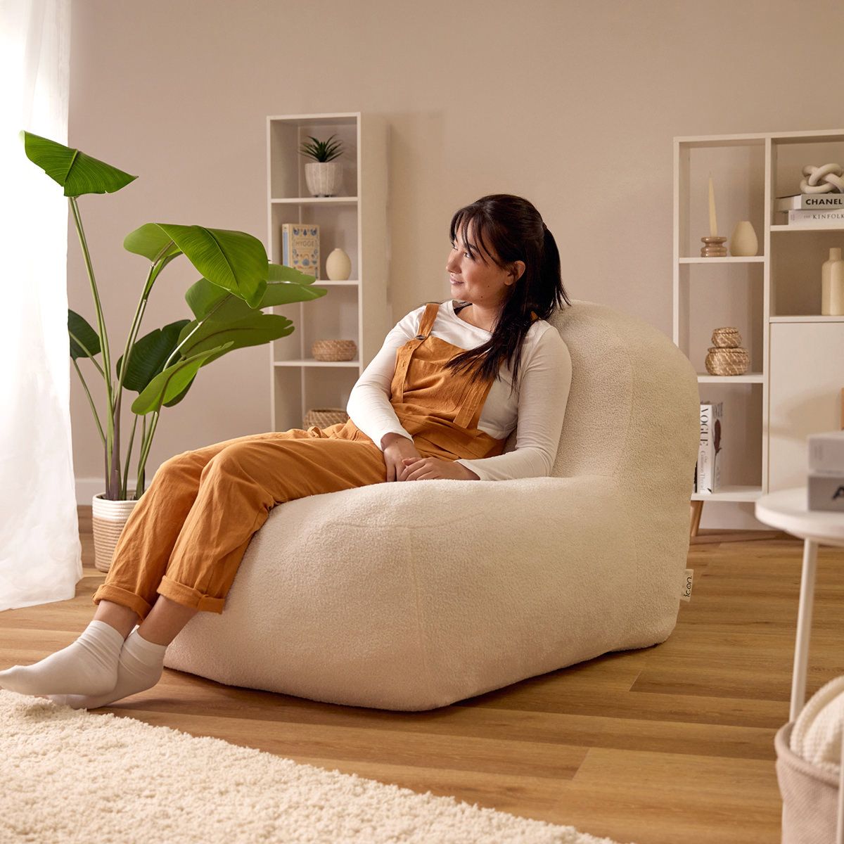 icon® Lisbon Boucle Chair, Cream