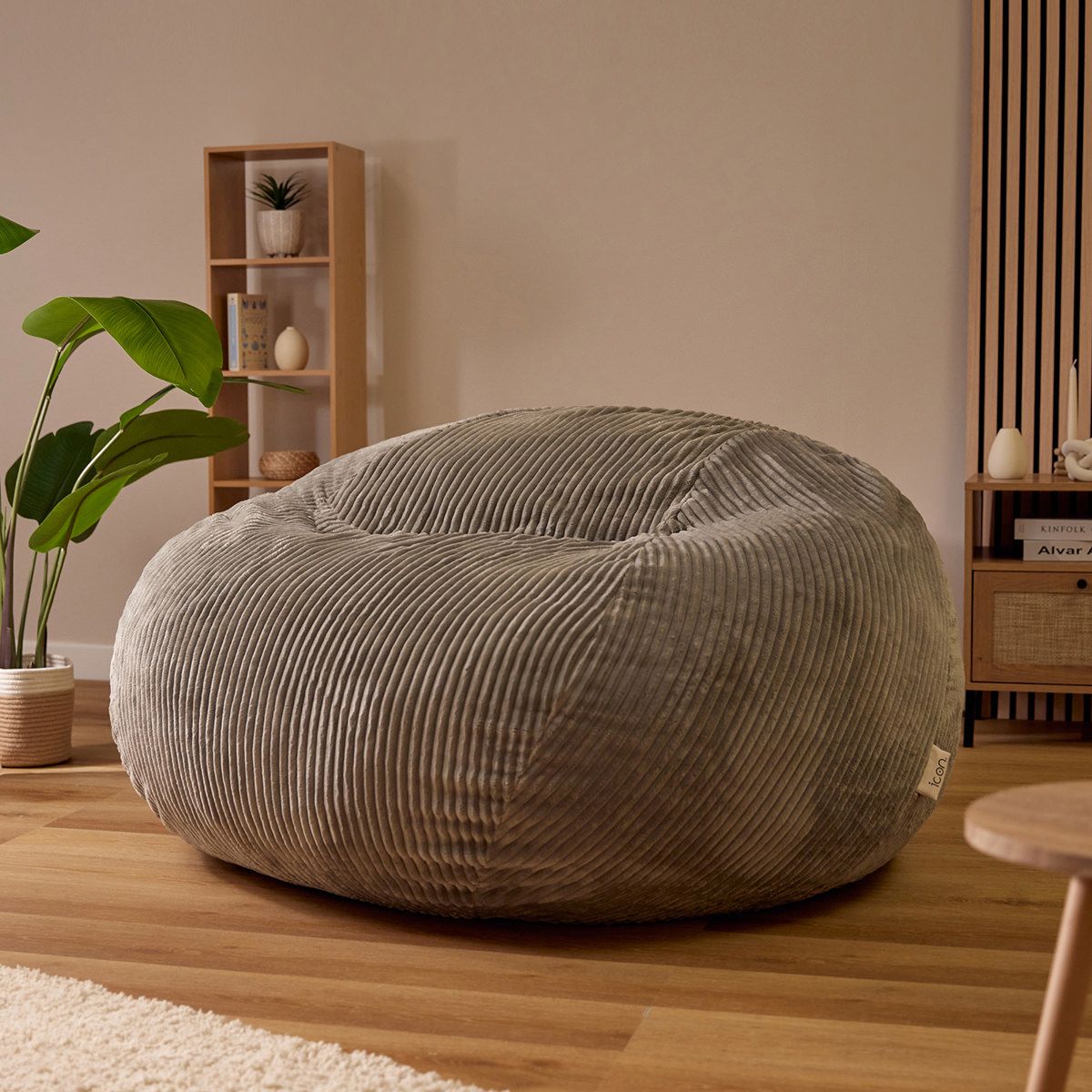 icon® Nimbus XL Chunky Cord Foam Filled Bean Bag