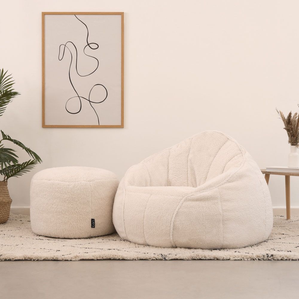 icon® Sherpa Fleece Armchair & Footstool