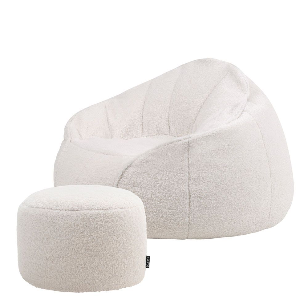 icon® Sherpa Fleece Armchair & Footstool