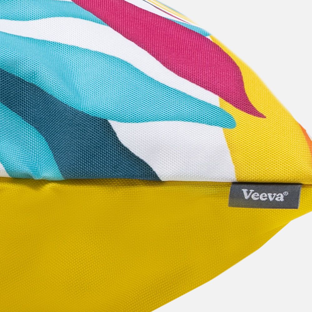 Veeva® Abstract Palm Print Outdoor Cushion