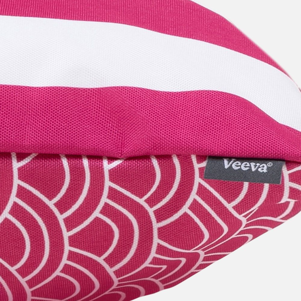 icon® Deck Stripe Indoor-Outdoor Cushion, Pink