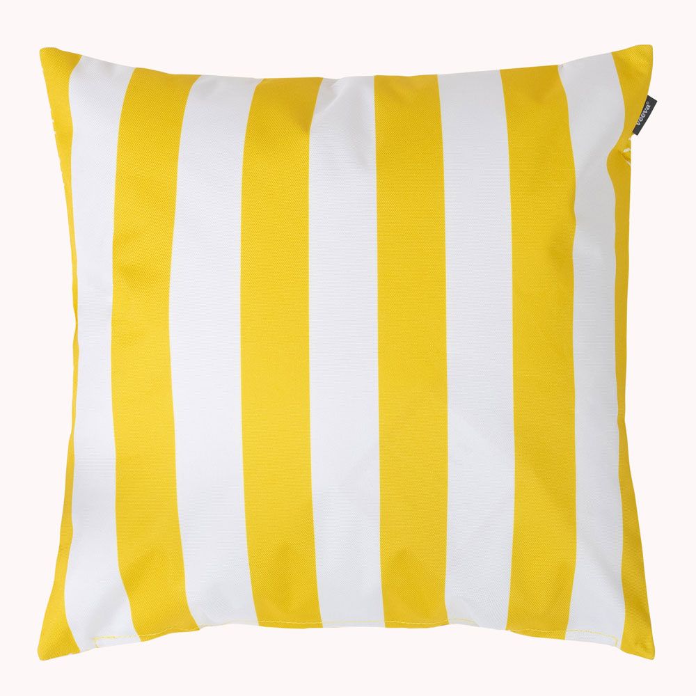 icon® Deck Stripe Indoor-Outdoor Cushion, Yellow
