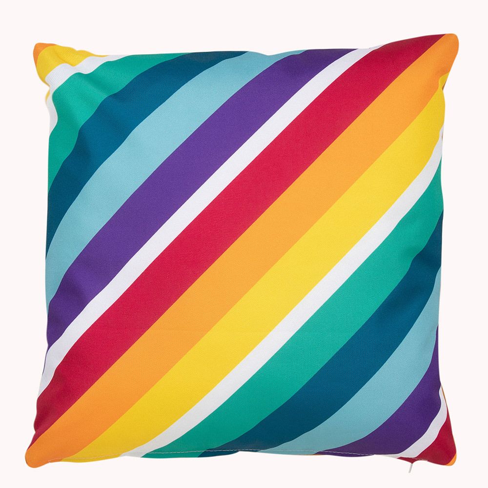 Veeva®  Rainbow Stripe Outdoor Cushion