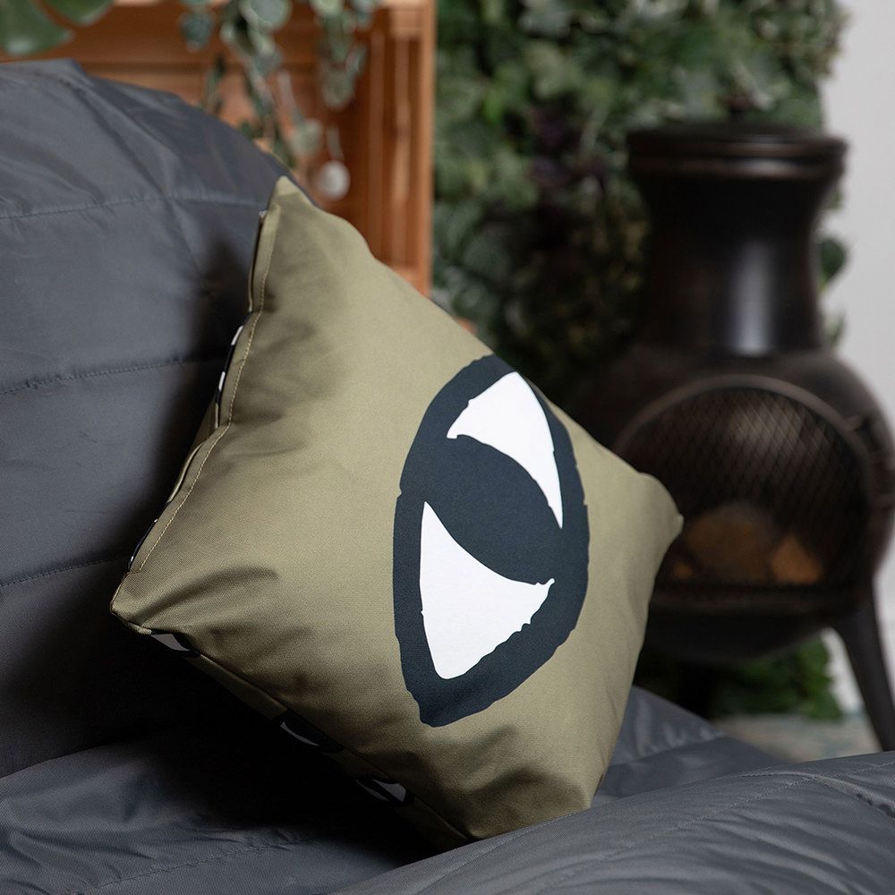 Veeva® Double-Sided Eye Print Outdoor Cushion