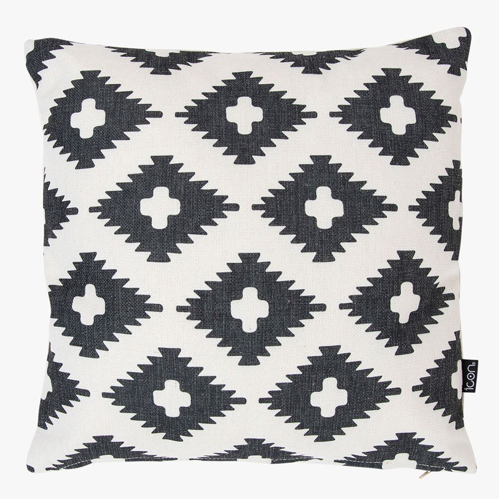 icon® Geometric Print Indoor-Outdoor Cushion, Multicolour