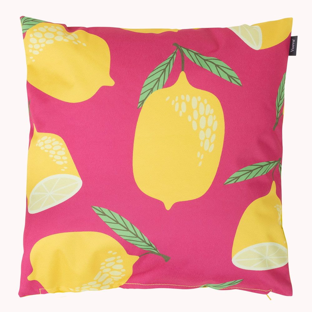 icon® Lemons Indoor-Outdoor Cushion, Yellow