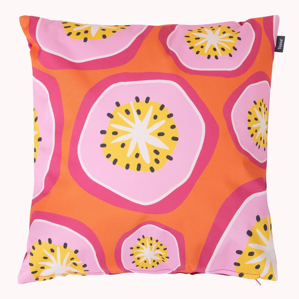 icon® Passionfruit Indoor-Outdoor Cushion, Pink