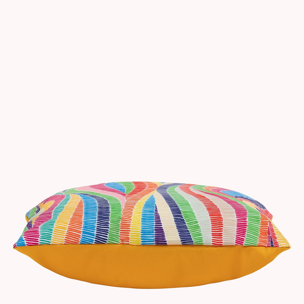 Veeva® Rainbow Wave Stripe Outdoor Cushion